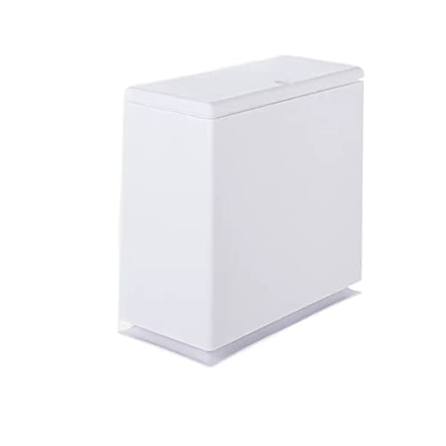 dvegGEE Mülleimer, Wohnzimmer Küche Badezimmer Rechteckiger Mülleimer Büro(White) von dvegGEE