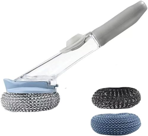 dvegGEE Scheuerbürsten for Reinigen, Seifenspender-Palmenspülbürste mit Griff, Scheuerbürste for Reinigen der Küche und for Spülen von Geschirr, for Spüle, Töpfe, Pfannen, Reinigungsbürsten-Werkzeuge dvegGEE Scheuerbürsten for Reinigen, Seifenspender-Palmenspülbürste mit Griff, Scheuerbürste for Reinigen der Küche und for Spülen von Geschirr, for Spüle, Töpfe, Pfannen, Reinigungsbürsten-Werkzeuge von dvegGEE