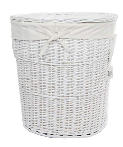 DVier Wäschekorb laundry Weide weiß 55x42 H.62 08WOval-c von DVier
