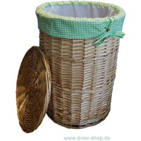 Wäschekorb Laundry Beige Rund D.39 H.54 25rd-B von dvier24