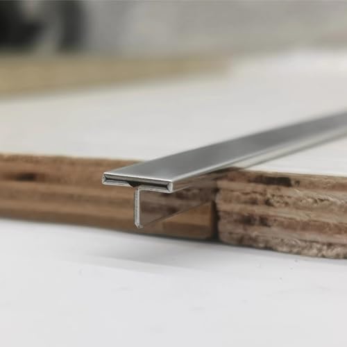 Boden Übergangsstreifen, 304 Edelstahl Laminat Übergangsleiste, 2 Stück Schwellenkanten Zierleiste Boden Übergangsstreifen, 304 Edelstahl Laminat Übergangsleiste, 2 Stück Schwellenkanten Zierleiste von dvnFWKc