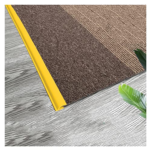 Boden Übergangsstreifen, PVC flexible Teppichrandleiste, Gummibodenübergangsleiste selbstklebende Dekorleiste von dvnFWKc