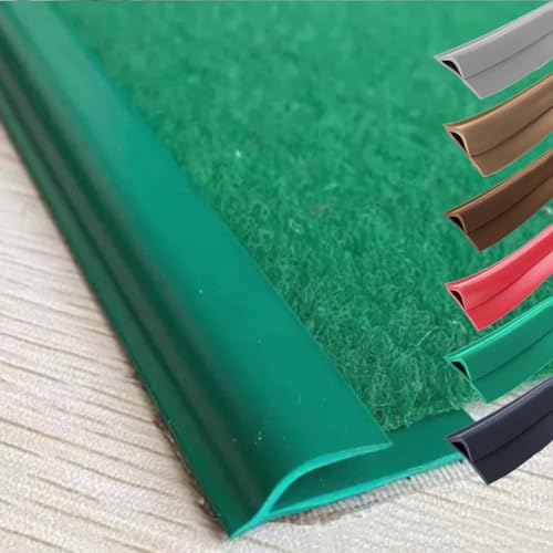 Boden Übergangsstreifen, Selbstklebende Teppichboden-Übergangsleiste schneidbar, PVC-Teppichrandleiste von dvnFWKc