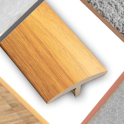 Boden Übergangsstreifen, T-förmiger Verbundbodenübergangsstreifen, selbstklebender PVC-Bodenspaltabdeckungsstreifen von dvnFWKc