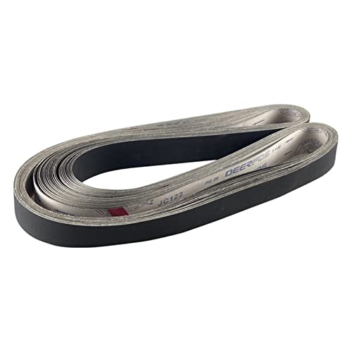 Carbid Schleifgurte, 10 stücke 2100 × 50mm Siliziumkarbid Schleifbänder Weiches Tuch Schleifband Kupfer Polieren(120#) von dvnFWKc