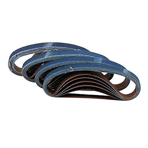 Carbid Schleifgurte, 25 Stück Schleifbänder Zirkonium 10 mm 330 * 40/60/80/120 Körnung Carbid Schleifgurte, 25 Stück Schleifbänder Zirkonium 10 mm 330 * 40/60/80/120 Körnung von dvnFWKc