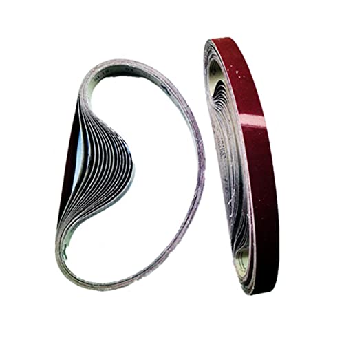 Carbid Schleifgurte, 30 stücke Schleifband 760 * 25mm Schleifen Braun Korund Polieren(240#) von dvnFWKc