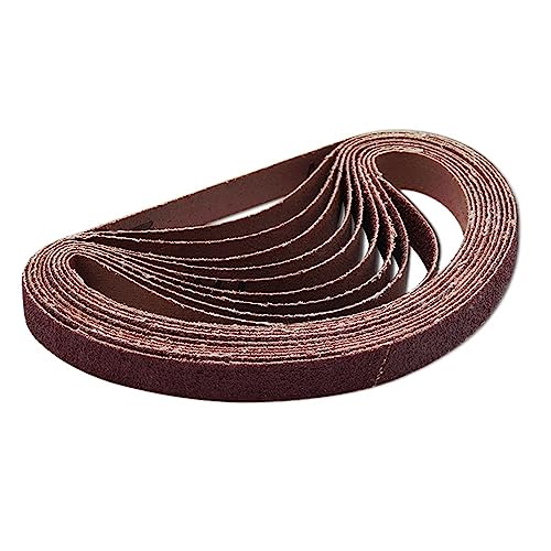 Carbid Schleifgurte, Schleifbänder 10 Stück 762 x 25 mm 36#-1200# Aluminiumoxid-Schleifpolierbandmaschine(1000#) von dvnFWKc