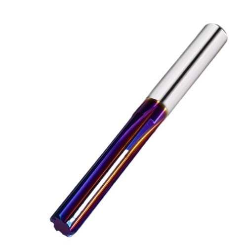 Chucking Reamer Set, Hartmetall-Reibahle, Durchmesser 2–20 mm, blaue Beschichtung, HRC60, Entgratwerkzeug for Löcher, Bohrer aus hartem Stahl, 1 Stück(9mm) von dvnFWKc