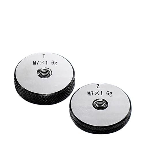 Einstellungsring, 1SET Gewinde Ring Gauge Plug Gauge Glatte Plug Gauge 6g M 0,8 - M100 von dvnFWKc