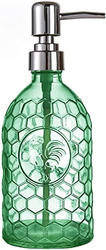 Handseifenspender, Seifenspender, 17,6 oz Glas-Seifenspender mit Proof-Edelstahlpumpe Handseifenspender, Seifenspender, 17,6 oz Glas-Seifenspender mit Proof-Edelstahlpumpe von dvnFWKc