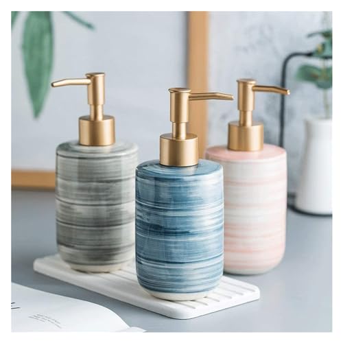 Handseifenspender, Seifenspender, 350 ml Keramikseifenspender Flüssigkeitsspender Handseifenspender, Seifenspender, 350 ml Keramikseifenspender Flüssigkeitsspender von dvnFWKc