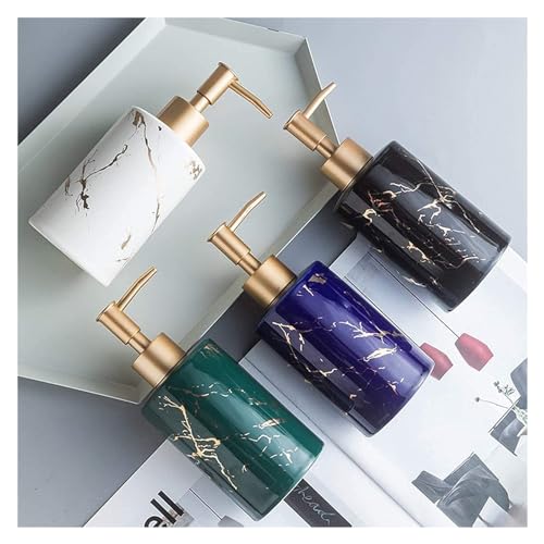 Handseifenspender, Seifenspender, Flaschen Marmor Textur Muster Keramik Seifenspender 310ml Lotion Handseifenspender, Seifenspender, Flaschen Marmor Textur Muster Keramik Seifenspender 310ml Lotion von dvnFWKc