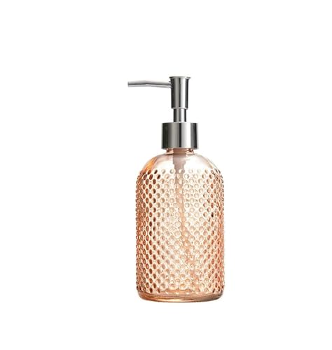 Handseifenspender, Seifenspender, Flüssigseifenspender aus Glas, transparente Lotion-Flüssigseifenflasche, tragbar Handseifenspender, Seifenspender, Flüssigseifenspender aus Glas, transparente Lotion-Flüssigseifenflasche, tragbar von dvnFWKc