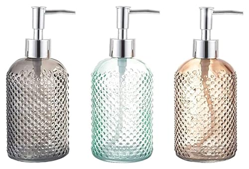 Handseifenspender, Seifenspender, Flüssigseifenspender aus Glas, transparente Lotion-Flüssigseifenflasche, tragbar Handseifenspender, Seifenspender, Flüssigseifenspender aus Glas, transparente Lotion-Flüssigseifenflasche, tragbar von dvnFWKc