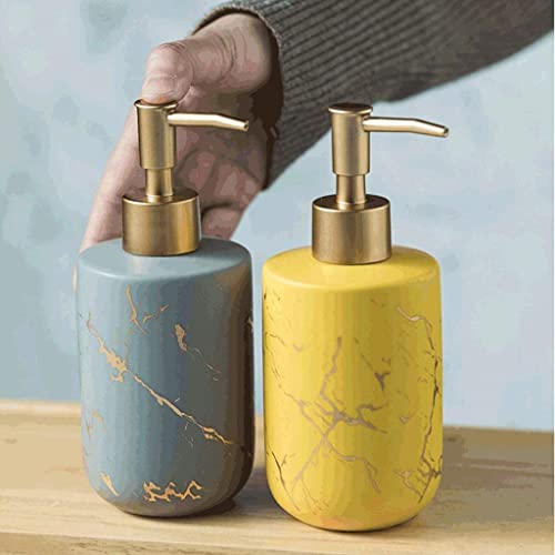 Handseifenspender, Seifenspender aus Keramik, nachfüllbarer Seifenpumpenspender for die Arbeitsplatte, Duschspender, 13 oz Lotion Handseifenspender, Seifenspender aus Keramik, nachfüllbarer Seifenpumpenspender for die Arbeitsplatte, Duschspender, 13 oz Lotion von dvnFWKc