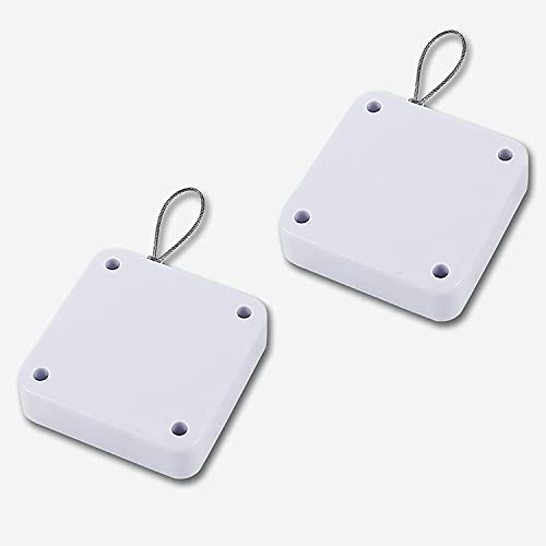 Hardware Tür Schließer, Automatische Türschließer, 2 Stück Sensor-Türschließer, stanzfreier Kordelzug, gleitender, geräuschloser Puffer, einfach(White,1000g Rally) von dvnFWKc