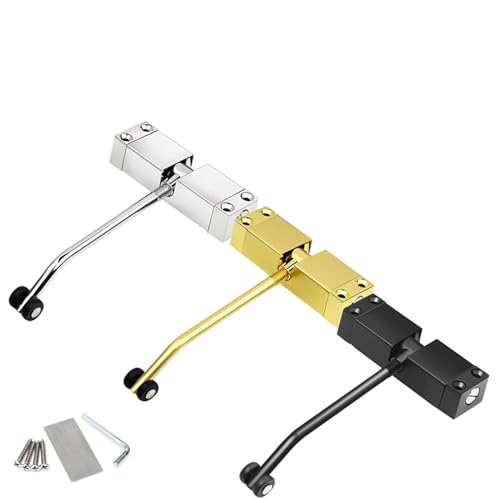 Hardware Tür Schließer, Automatische Türschließer, Türschließgerät Puffer Leise Einstellbare Hardware Federschließer(Black) von dvnFWKc