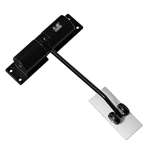 Hardware Tür Schließer, Automatische Türschließer, federverstellbares hydraulisches Tor, 1 Stück(Black) von dvnFWKc
