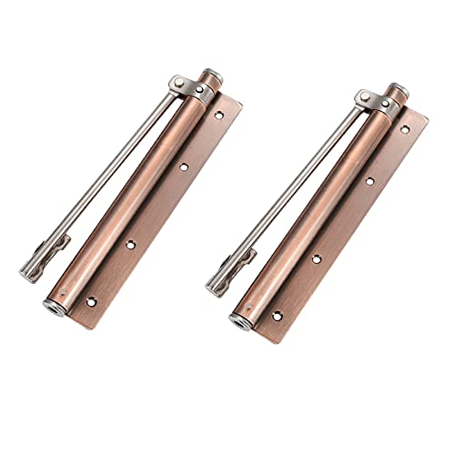 Hardware Tür Schließer, Automatischer Türschließer, Federhydrauliktor Edelstahl Leichte Beanspruchung Einfach Einstellbar(Red Bronze,2 Pieces) von dvnFWKc