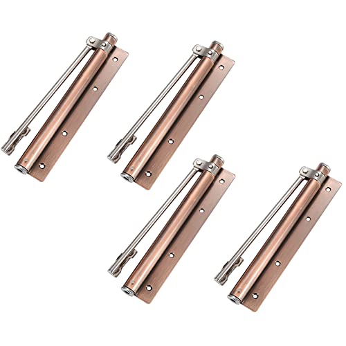 Hardware Tür Schließer, Automatischer Türschließer, Federhydrauliktor Edelstahl Leichte Beanspruchung Einfach Einstellbar(Red Bronze,4 Pieces) von dvnFWKc