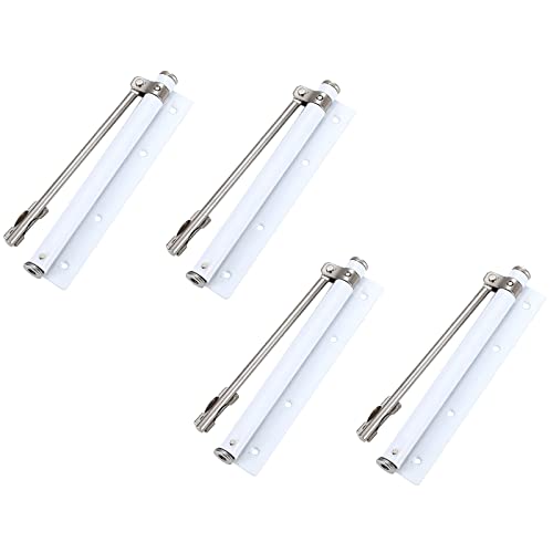 Hardware Tür Schließer, Automatischer Türschließer, Federhydrauliktor Edelstahl Leichte Beanspruchung Einfach Einstellbar(White,4 Pieces) von dvnFWKc