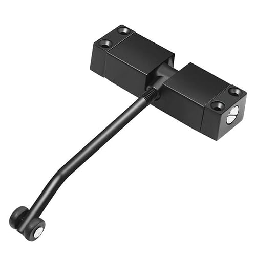 Hardware Tür Schließer, Automatischer Türschließer, verstellbare Riemenscheibe, Stummschaltung, automatische Schließvorrichtung, 1 Stück(Black) von dvnFWKc