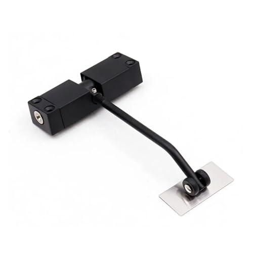 Hardware Tür Schließer, Türschließer, Aluminiumlegierung Automatische Feder Einstellbare Schließvorrichtung Möbelbeschläge(Black) von dvnFWKc