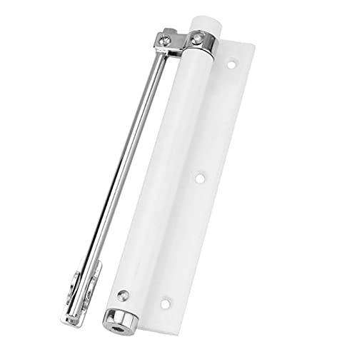 Hardware Tür Schließer, Türschließer, automatisch, selbstschließend, Scharnierschließer, Einzelfeder, verstellbar, leise, 1 Stück(White) von dvnFWKc