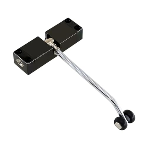 Hardware Tür Schließer, Türschließer, einstellbare automatische Feder aus Edelstahl mit Dämpfung und leichtem Schließer(Black Square) von dvnFWKc