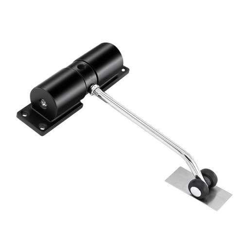 Hardware Tür Schließer, Türschließer Hydraulische Unsichtbare Pufferfeder Einfache Rückkehr Versteckte Schließvorrichtung Automatisch(Black) von dvnFWKc
