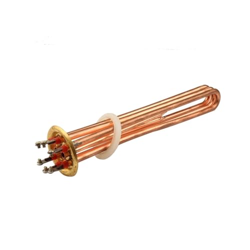 Heizelement kompatibel, 6000W/9000W/12000W 380V Rot Kupfer Heizelement 63mm Kappe Elektrische Wärme Rohr(330mm) von dvnFWKc