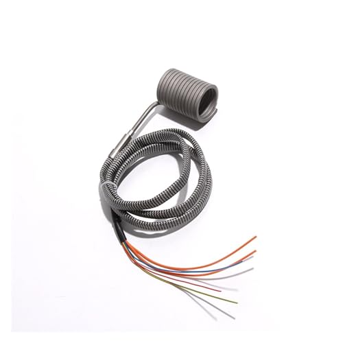 Heizelement kompatibel, Industrielles Spulenbandsystem, Spiralheizelement, 23 x 50–70 mm ID H, 1 Stück(Idxh 23x60mm 600w3x3mm,220 Volt) von dvnFWKc