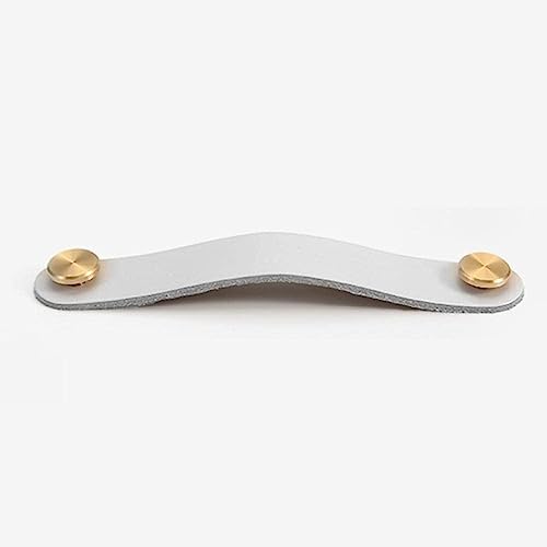Lederschrank zieht, 4Pcs Dicken Messing Top Schicht Rindsleder Griff Kleiderschrank Schublade Möbel Griffe Lederschrank zieht, 4Pcs Dicken Messing Top Schicht Rindsleder Griff Kleiderschrank Schublade Möbel Griffe von dvnFWKc