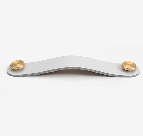 Lederschrank zieht, 4Pcs Dicken Messing Top Schicht Rindsleder Griff Kleiderschrank Schublade Möbel Griffe Lederschrank zieht, 4Pcs Dicken Messing Top Schicht Rindsleder Griff Kleiderschrank Schublade Möbel Griffe von dvnFWKc