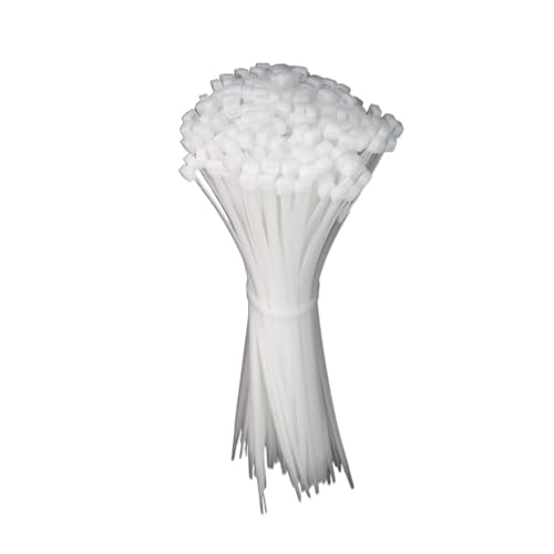 Reißverschluss Krawatten sortiert, 100 PCS Selbstsichernde Kunststoff Nylon Krawatte Befestigungs Ring Kabel Zip Organisieren(4x300) von dvnFWKc