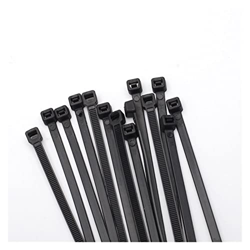 Reißverschluss Krawatten sortiert, 100 stücke Selbst-Locking Kunststoff Nylon Kabelbinder Veranstalter Draht Organizer(Black,3x150mm) von dvnFWKc