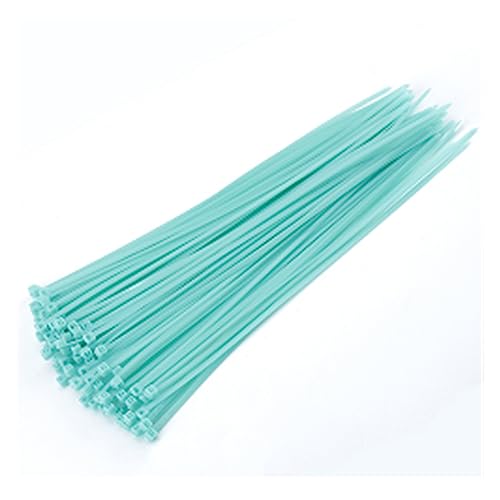 Reißverschluss Krawatten sortiert, 100 stücke Selbst Locking Nylon Kabel TiesPlastic Zip Krawatte Bindung Straps DIY Befestigen Veranstalter(Sky Blue,4x150mm) von dvnFWKc