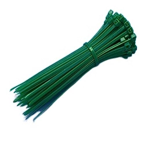 Reißverschluss Krawatten sortiert, 100 stücke Selbst Locking Nylon Kabel TiesPlastic Zip Krawatte Bindung Wrap Straps DIY Befestigen(Green,3x200mm) von dvnFWKc