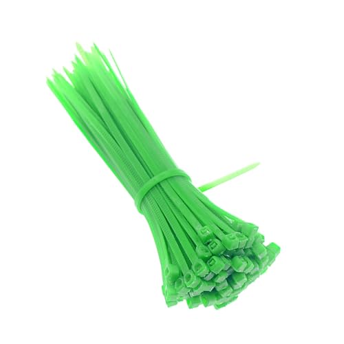 Reißverschluss Krawatten sortiert, 100 teile/beutel Bunte Selbstsichernde Nylon Draht Kabelbinder Weiß Schwarz Veranstalter Befestigen(Green) von dvnFWKc