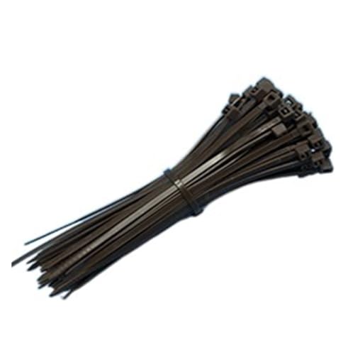 Reißverschluss Krawatten sortiert, 20 stücke Selbst Locking Nylon Kabelbinder 3x150mm Kunststoff Zip Tie Band Bindung Befestigen Veranstalter(Brown) von dvnFWKc