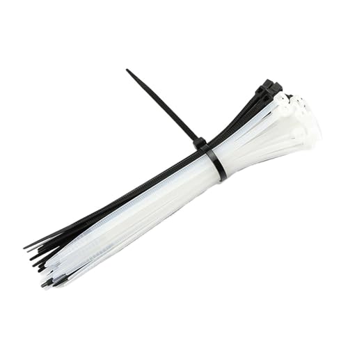 Reißverschluss Krawatten sortiert, 5~50 stücke 10 * 600mm & 700mm Nylon Kabelbinder 8,5mm Breite Selbst-Locking Strap Verschluss Draht(Black,10PCS-10X600) von dvnFWKc