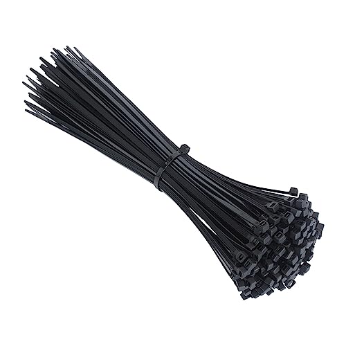 Reißverschluss Krawatten sortiert, Kunststoff-Nylon-Kabelbinder 100 Stück 5 x 300 Befestigungsring 3 200 Reißverschluss mit Selbsthemmung(4x200 100pcs) von dvnFWKc