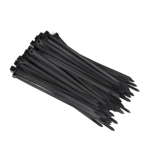 Reißverschluss Krawatten sortiert, Nylon-Kabelbinder, Breite 2,5/3,5/4,5 mm, selbstsichernde Kunststoff-Umreifungsverschlüsse, 250/500/1000 Stück(2.5x150mm 1000pcs) von dvnFWKc