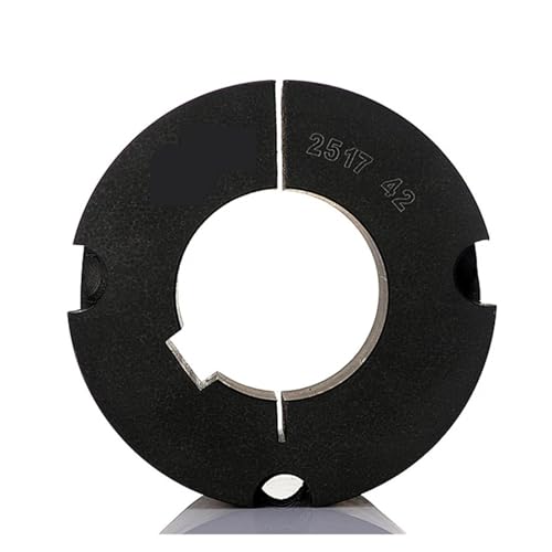 Synchron Rad, Kegelsperrbuchse for V-Zahnriemenscheibe, zwei Stellschrauben im Lieferumfang enthalten, Oberflächenphosphatierung und Schwärzung(25mm) von dvnFWKc