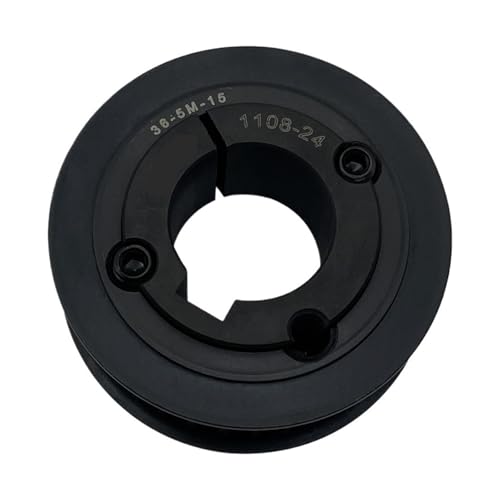 Synchron Rad, V-Typ-Zahnriemenscheibe, 5 m, 36 Zähne, Stahl-Synchronriemen, 15 mm breite Riemen, 36-5M-15-1108, 1 Stück(18mm) von dvnFWKc