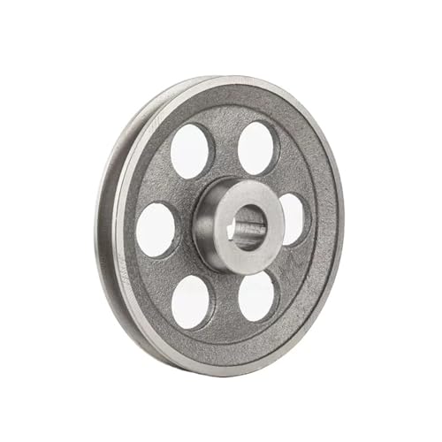Synchron Rad, Verdickte Keilriemenscheibe, hohl, Einzelschlitz, Typ A, Gusseisenrad, Zubehör for Elektrowerkzeuge(22mm,140mm) von dvnFWKc