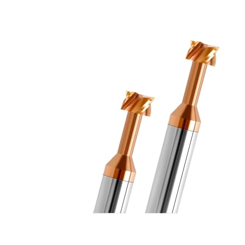 T-Schlitz Endmühle, HRC55 T-Nut Fräser Hartmetall Schaft Metall Wolfram Stahl T Sloting Endmill von dvnFWKc