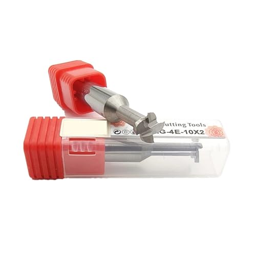 T-Schlitz Endmühle, HRC55 T-Nut Keyseat Fräsen Vollhartmetall-Schaftfräser 2-20mm 1Stk von dvnFWKc
