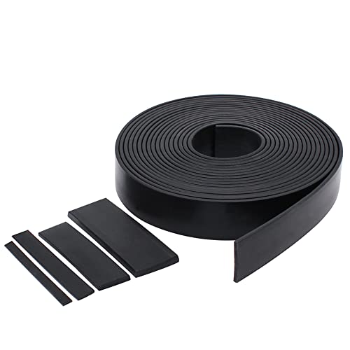Türfensterdichtungsstreifen, 1Meter Schwarz Silikon Gummi Dichtung Streifen Breite 10-50mm Dicke 2/3/5mm Dichtung Heilen von dvnFWKc